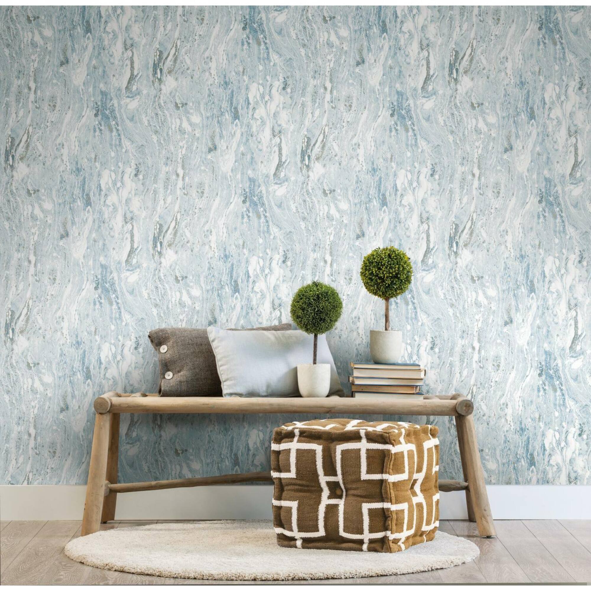 RoomMates Marble Seas Peel & Stick Wallpaper